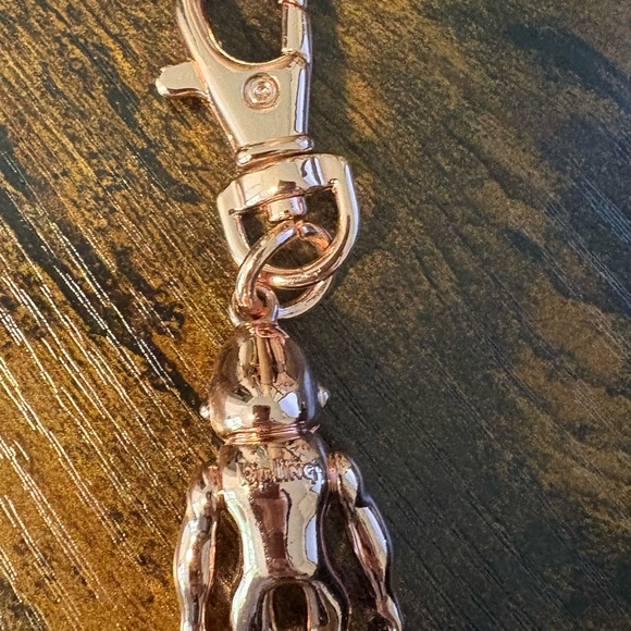 Kipling Rose Gold Metal Keychain - Picture 2 of 2